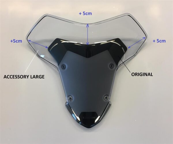 Large meter cover (Clear windshield) - Image 3