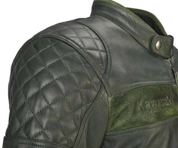 LONDON OLIVE LEATHER JACKET (male) - Image 5