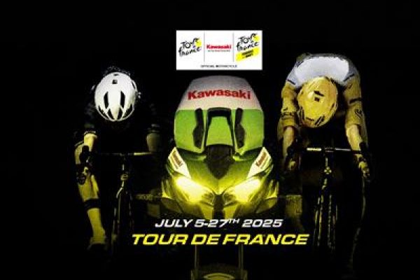 2025 Tour de France Kawasaki Versys 1100 “along for the ride”